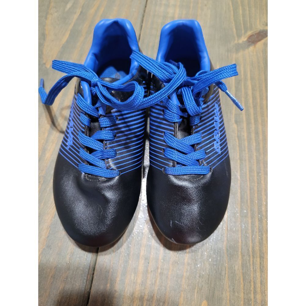 Brava Soccer‎ Kids' Cleats Blue Black Striped Athletic Shoes